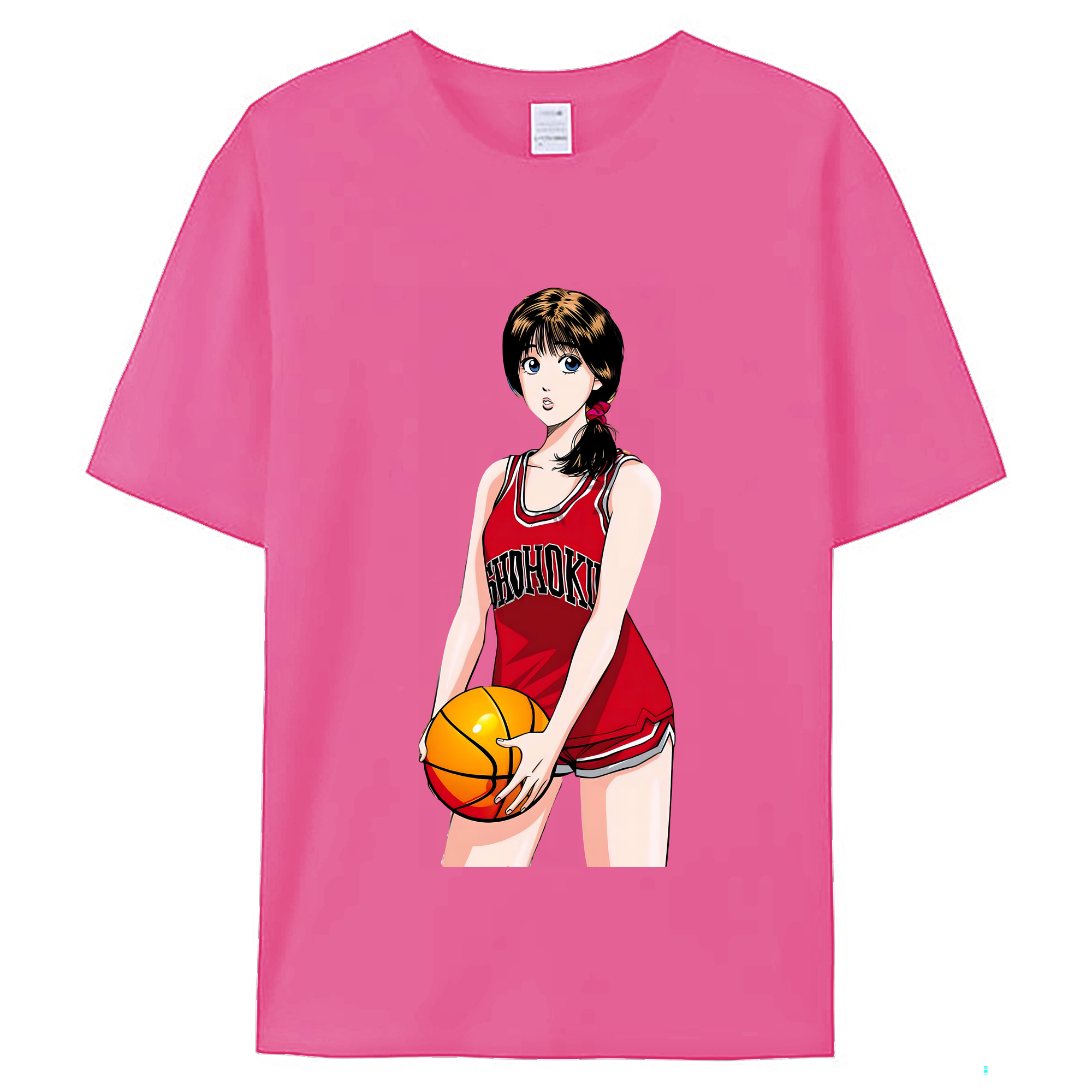（画像用） SLAM DUNK／スラムダンク レディースカジュアルプリントTシャツ（綿100％）